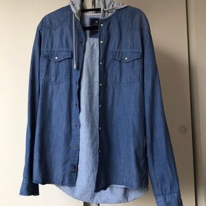 Men’s Denim Flannel